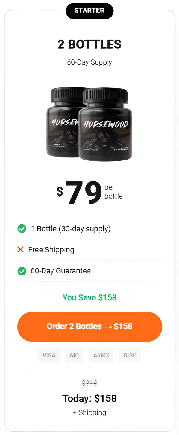 HorseWood 2 Bottles pricing