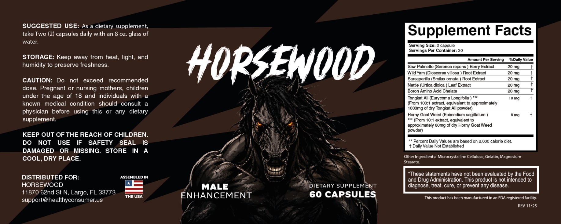 Horsewood ingredients